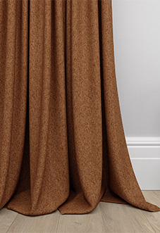 Harris, Burnt Orange - Made to Measure Curtains